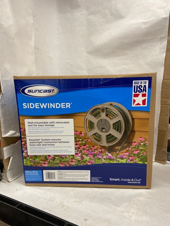 (6x Bid)Suncast Wall Mountable Sidewinder Hose Storage