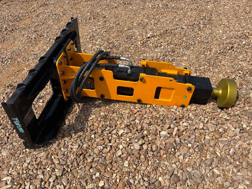 Skid Steer Post Driver - [Skid Steer Attachments]