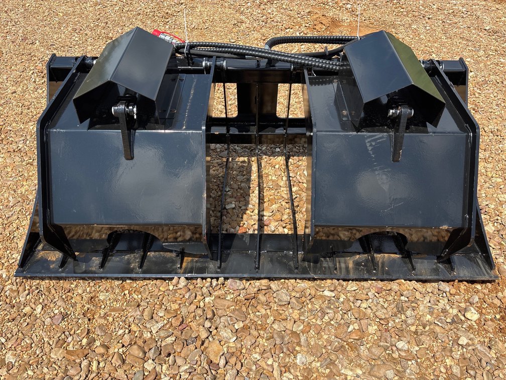 Skid Steer Rock Grapple Bucket
