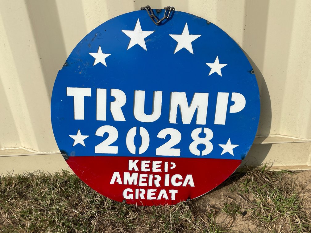 Trump 2028 Decorative Metal sign