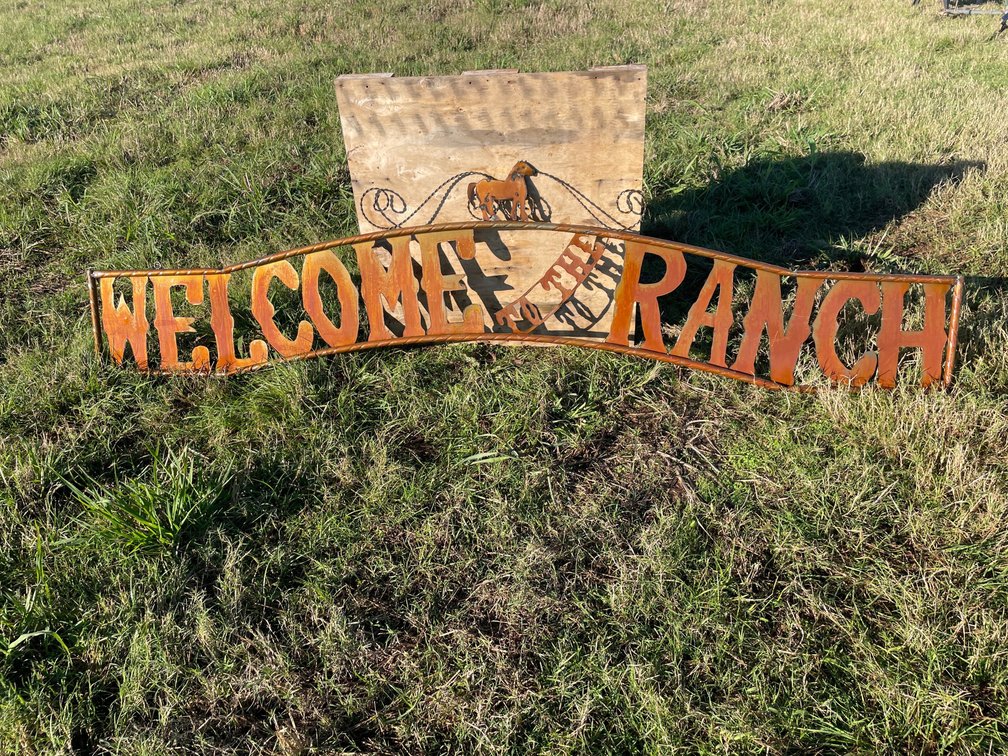 Welcome to the Ranch sign