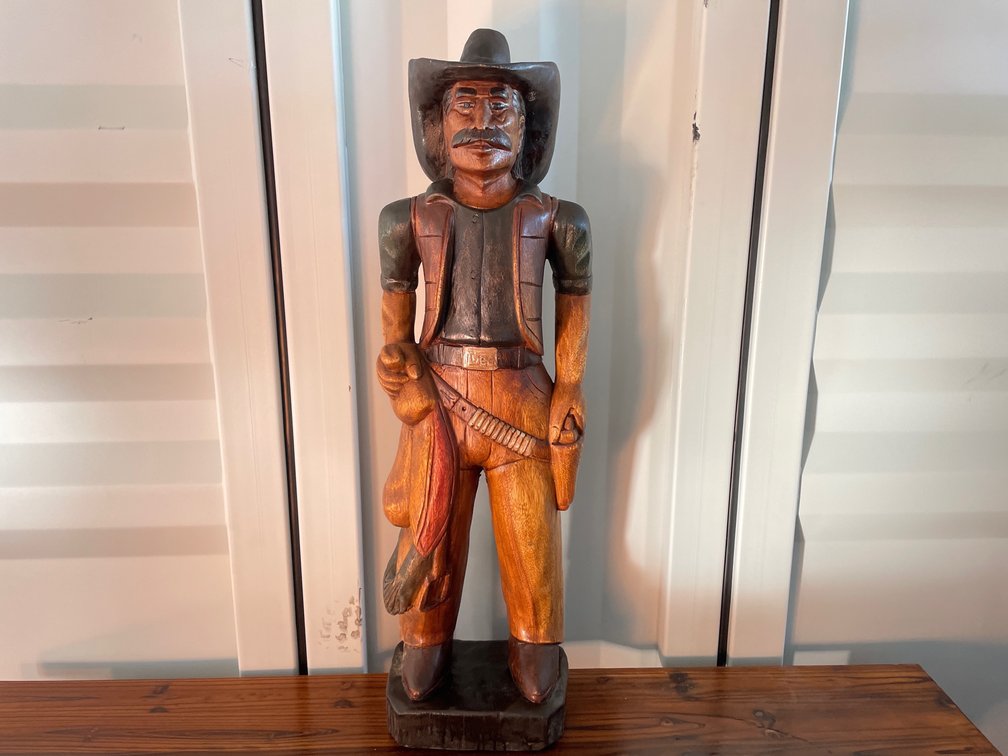 Mexican Cowboy statue