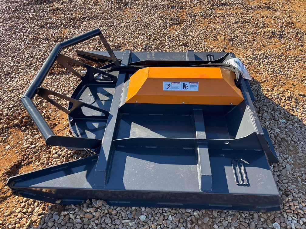 72" Skid Steer 4-Blade Brush Cutter