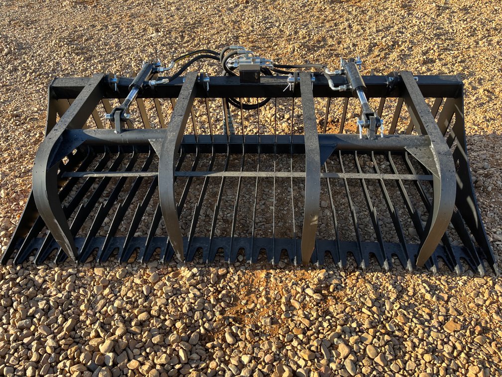 SKID STEER ROCK GRAPPLE BUCKET