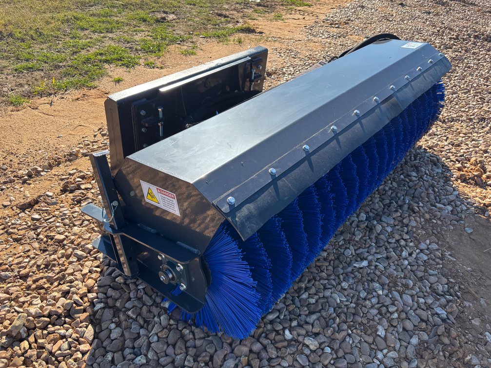 72"Angle Skid Steer Broom