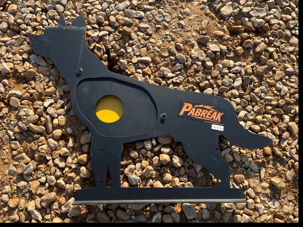 Wolf shooting target