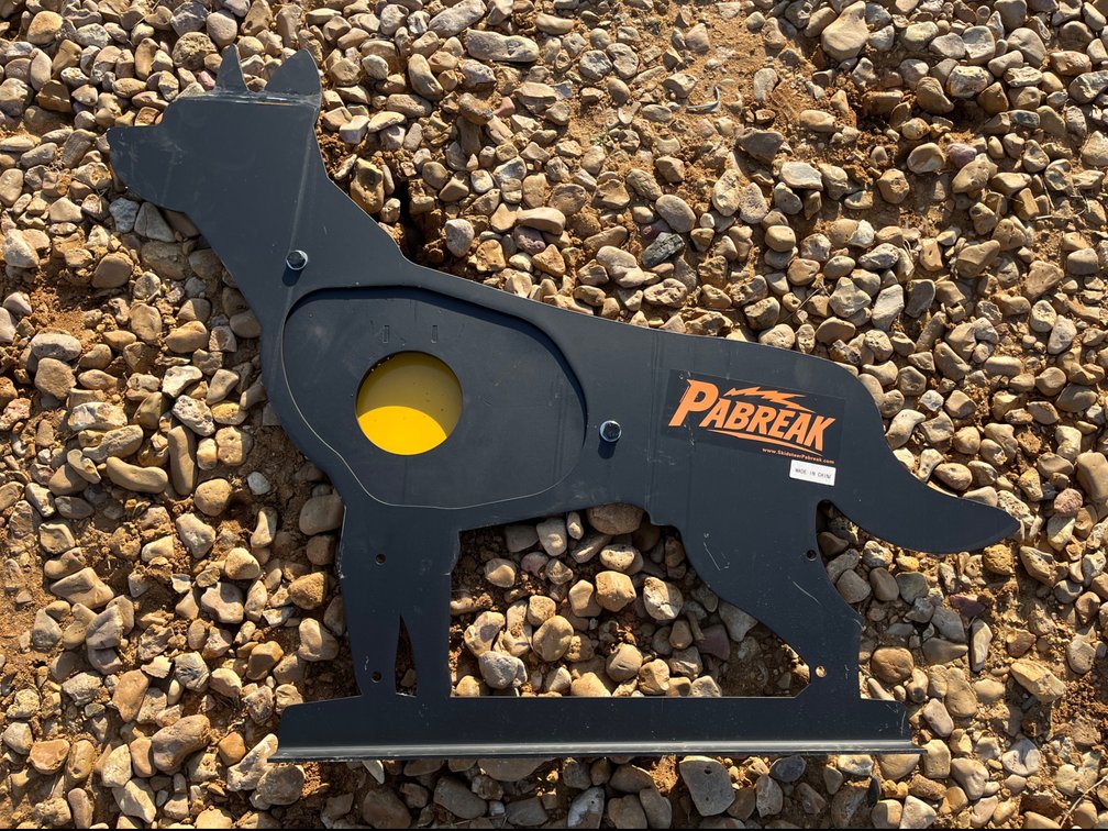 Wolf shooting target