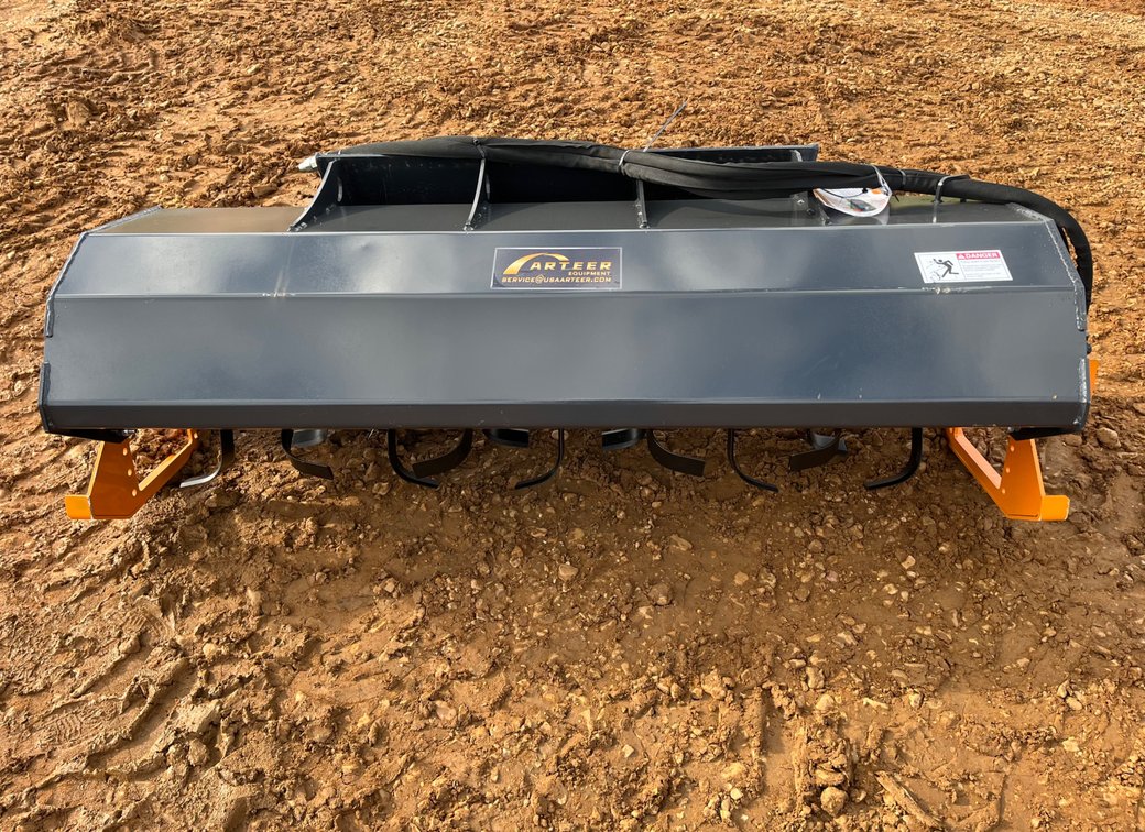72" Skid Steer Hydraulic Rotary Tiller