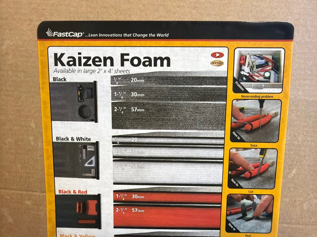 FastCap Kaizen Foam & Hanging Tool Cabinets