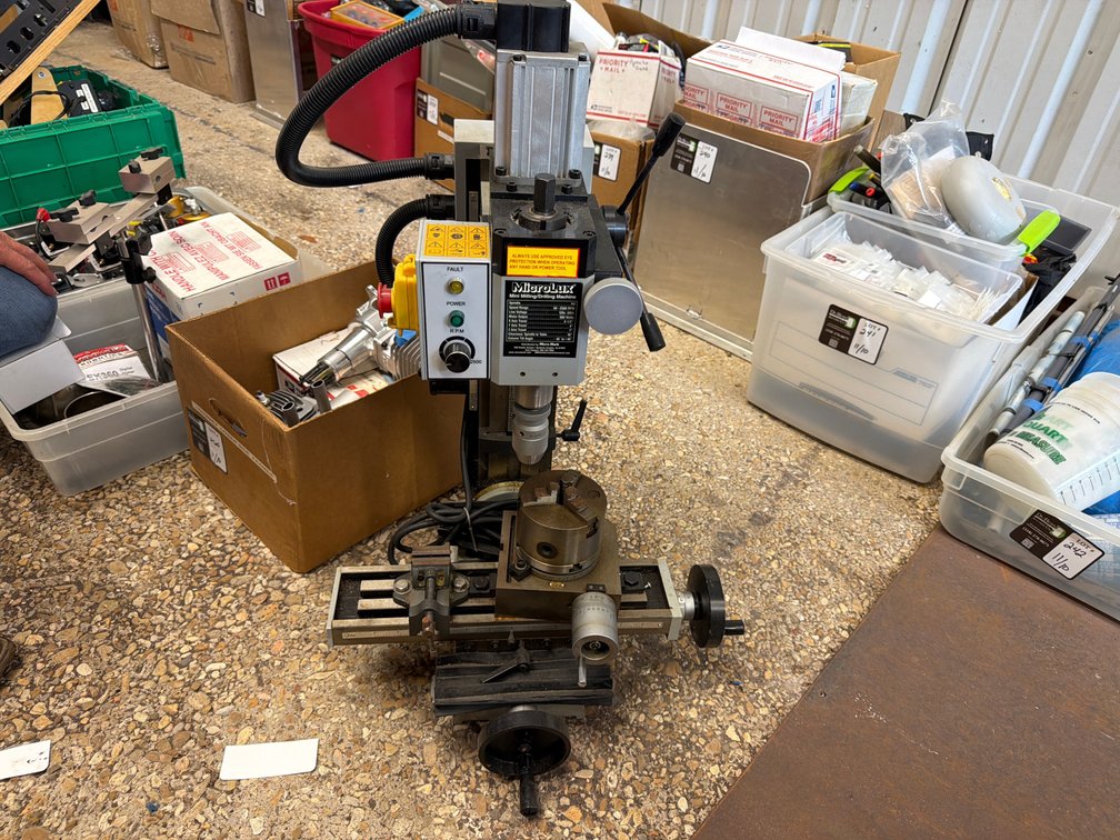 MicroLux Mini Milling/Drilling Machine