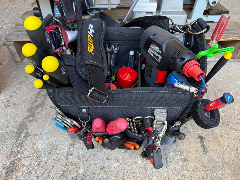 AWP Tool Tote Loaded with Hand Tools & Clamps