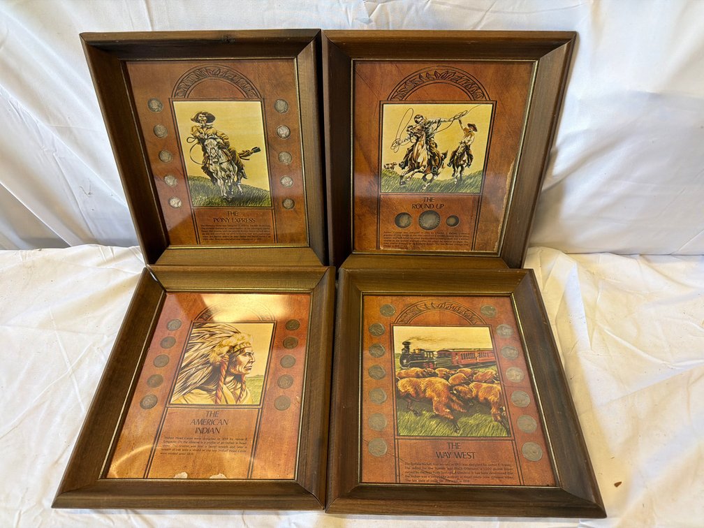 Framed Historic US Coin Displays