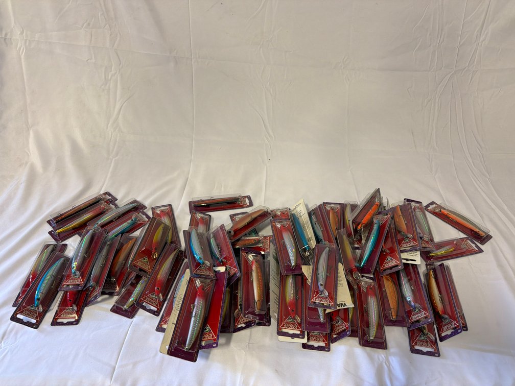 Bulk Lot of Packaged Renegade Hard Plastic Fishing Lures