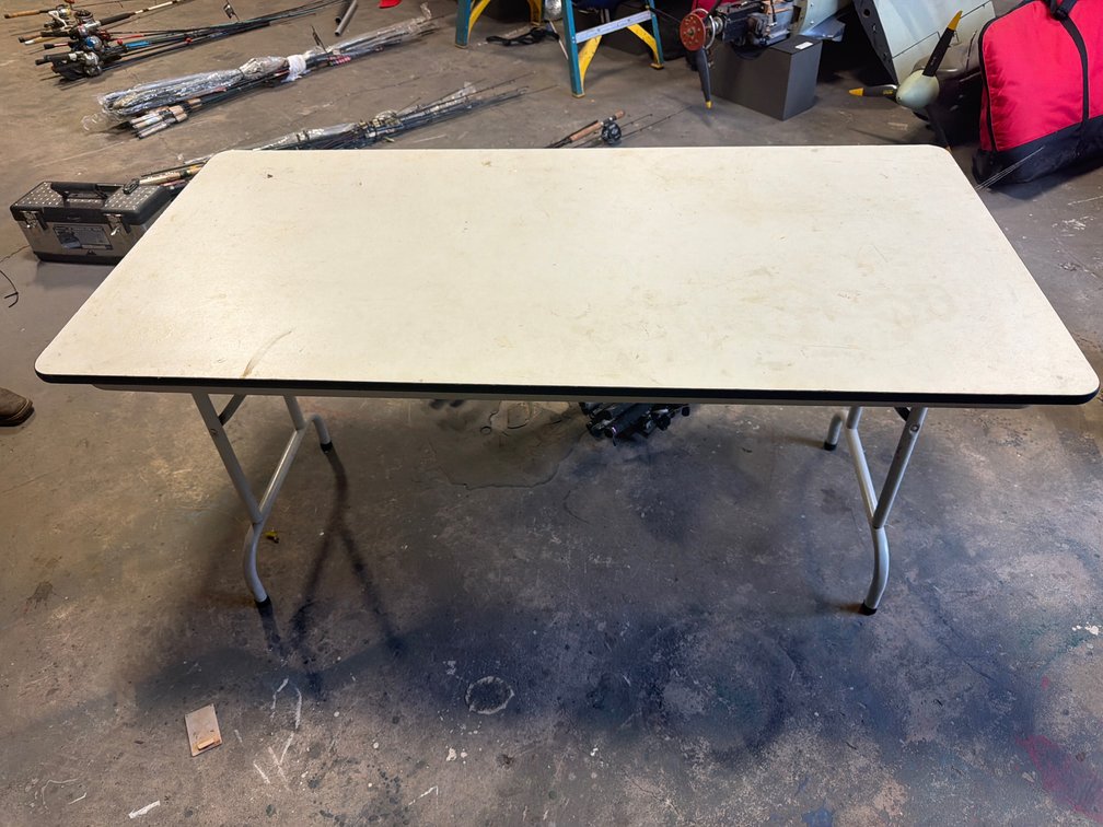 Lot of Three Assorted Folding Utility Tables