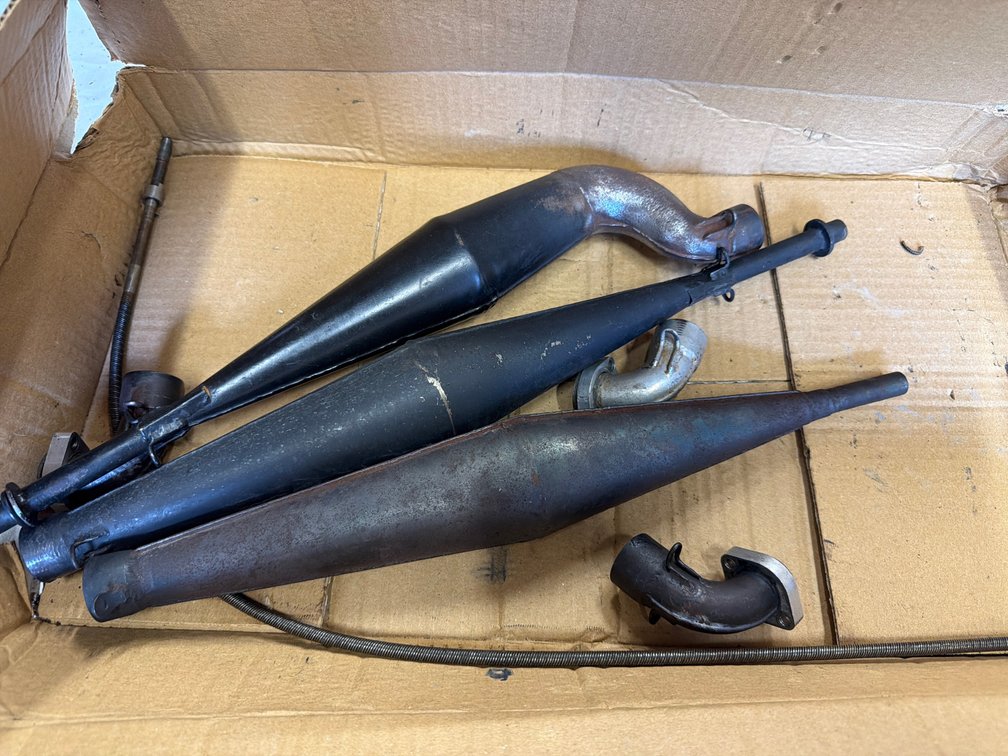 O.S. Max Engine, Tuned Pipes & Exhaust Hardware Lot