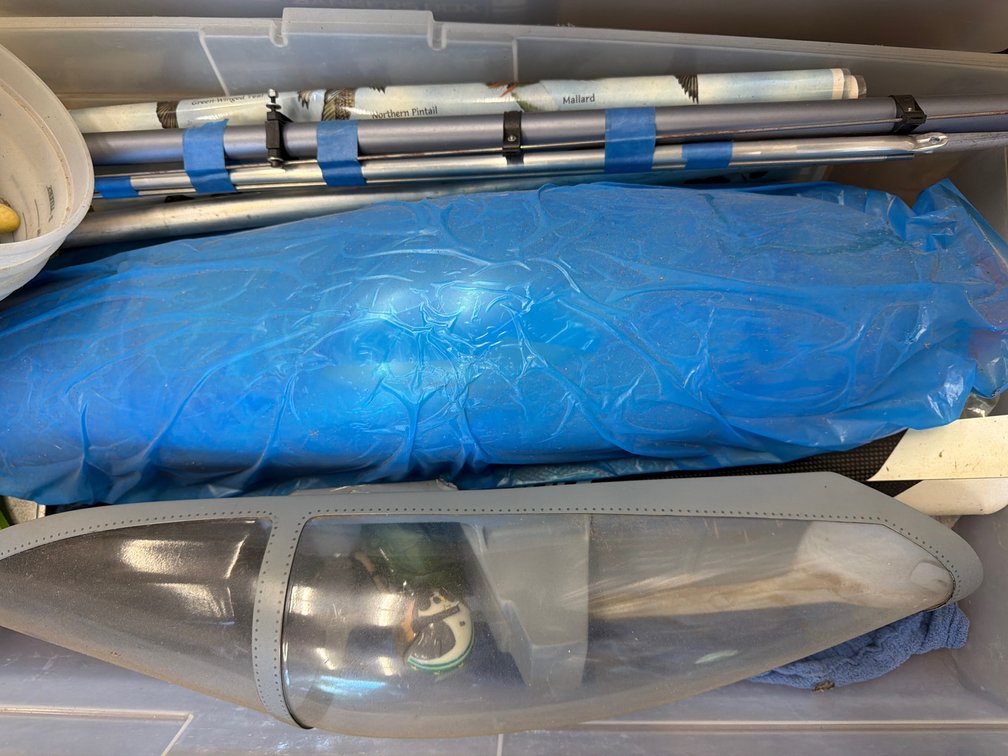 RC Jet Canopy, Wing Joiners & Hardware Tote