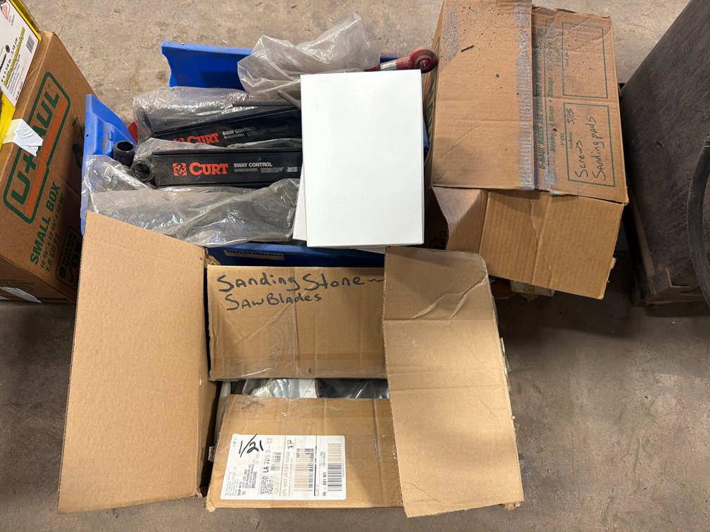 Trailer Sway Control Bars, Grinding Wheels, Safety Glasses, Sanding Supplies, and More