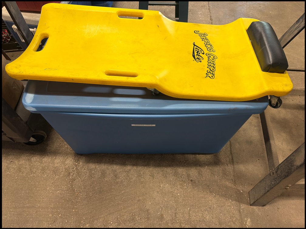 Mechanic's Creeper, Power Tools, Air Tools, and Accessories with Storage Tote