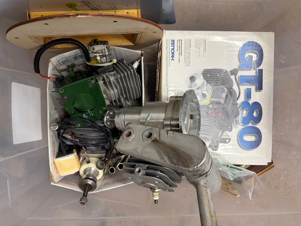 Zenoah GT-80 Twin 80cc Gas Engine & Accessories
