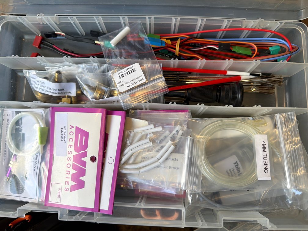 2 Tool Bags, Dremel Lite & RC Hardware