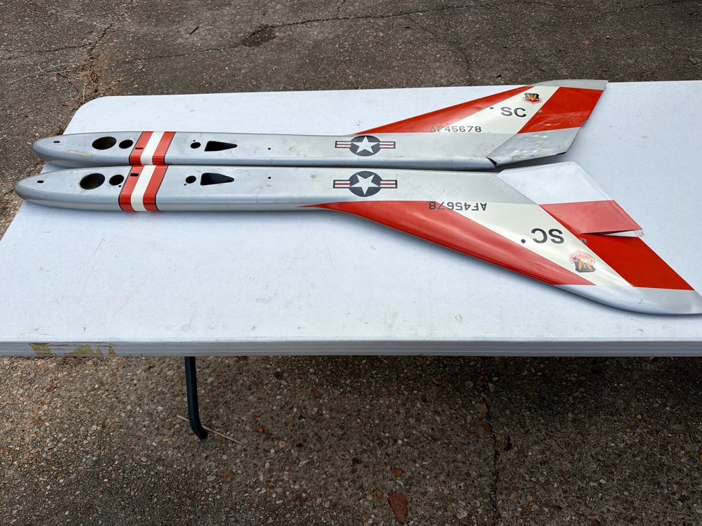 Scale RC Military Jet Vertical Tail Stabilizers