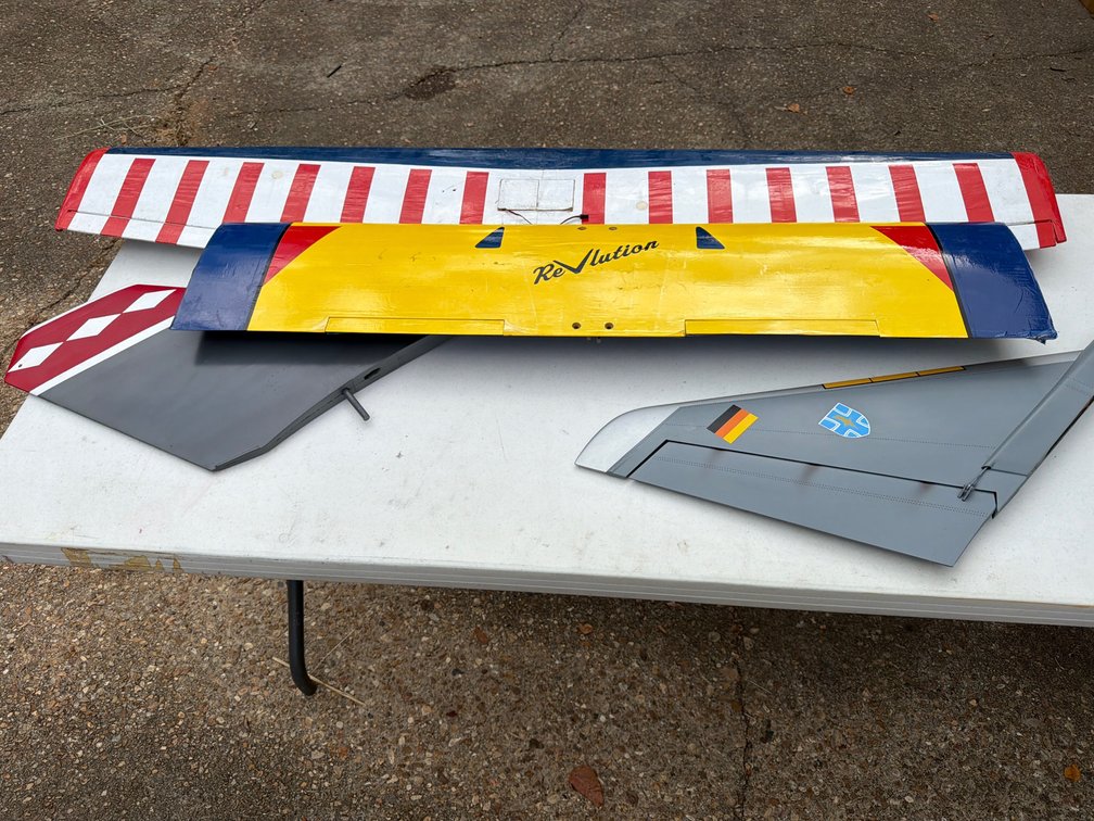 Assorted RC Aircraft Wings & Control Surfaces