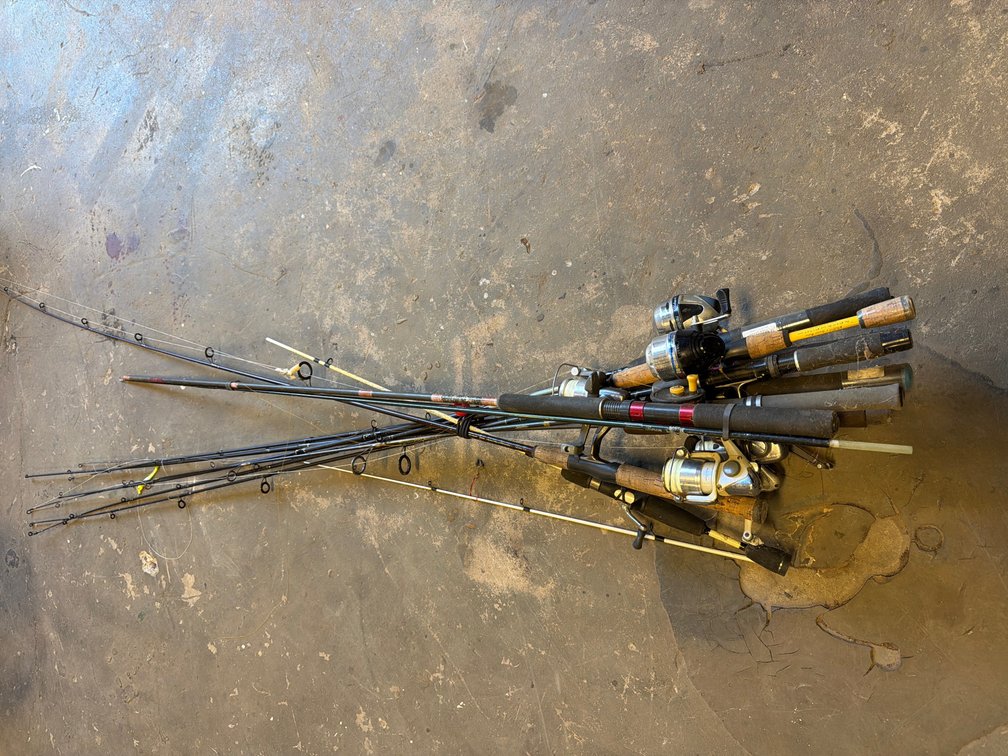 Assorted Fishing Rods & Reels Lot