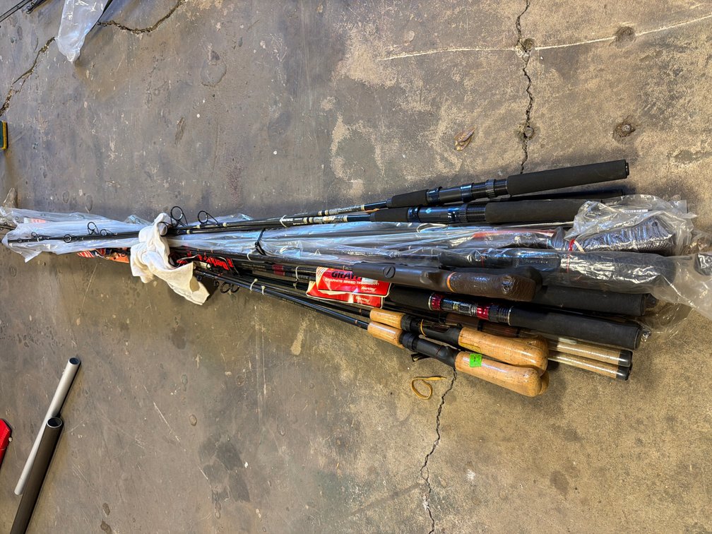 Assorted Fishing Rods & Rod Blanks Lot