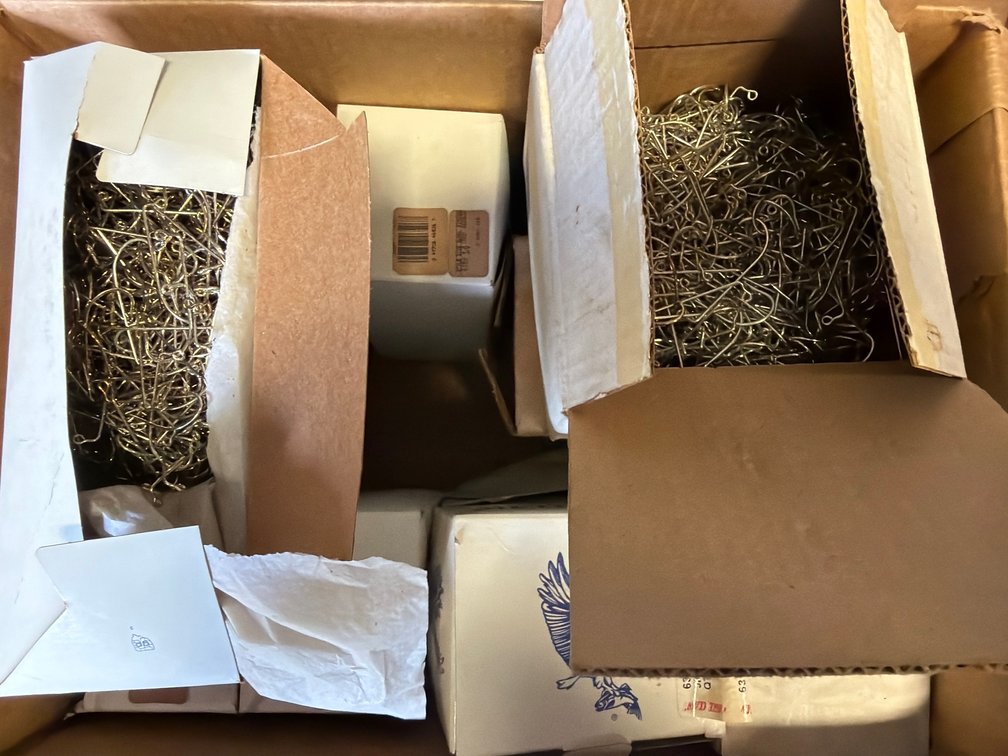 Bulk Box Lot of Fishing Hooks / Jig Hooks