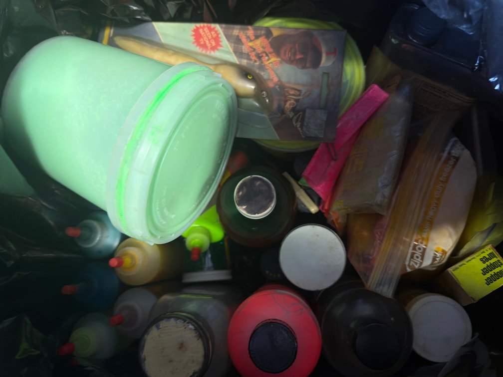 Large Lot of Lure-Craft Liquid Plastics, Dyes & Soft Plastic Lure Additives