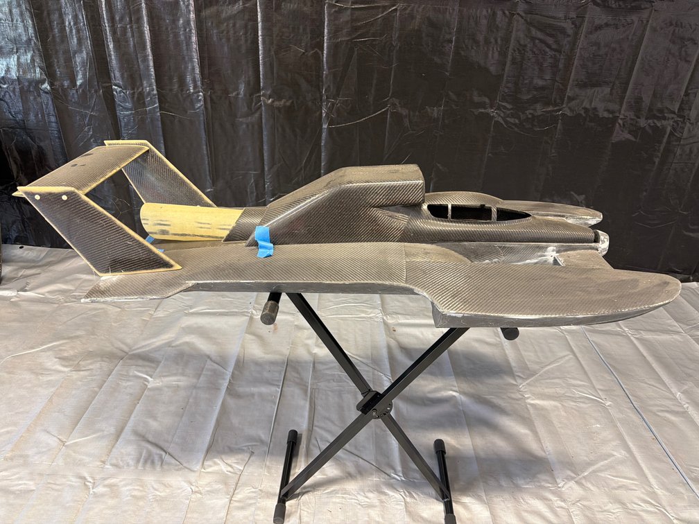 Carbon Fiber RC Hydroplane Boat Hull