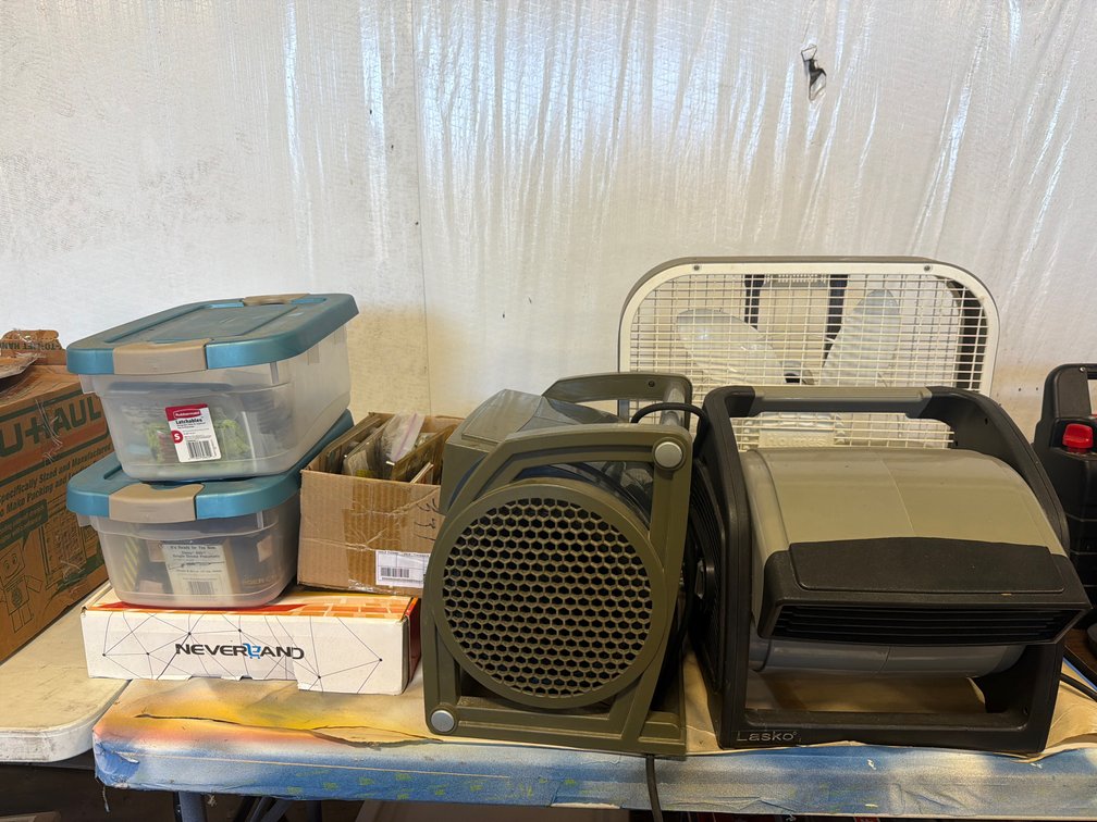 Electric Fans, Utility Blower, Storage Containers, UTV Cover, and More