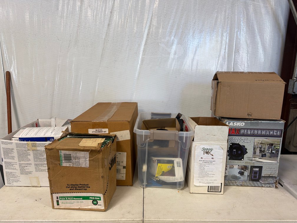 Sandpaper, Underlayment Compound, Camouflage Material, and More