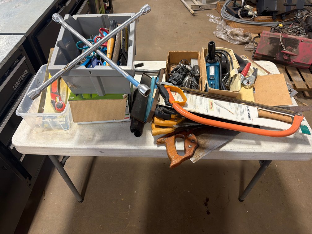 Hand Tools, Saws, Angle Grinder, Tool Totes, and More