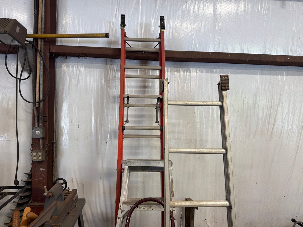 Extension Ladder, Step Ladders, and Step Stools