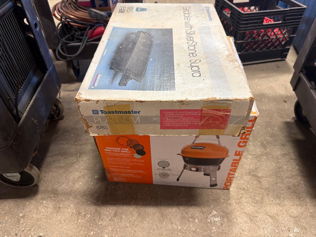 Electric Griddle and Portable Gas Grill