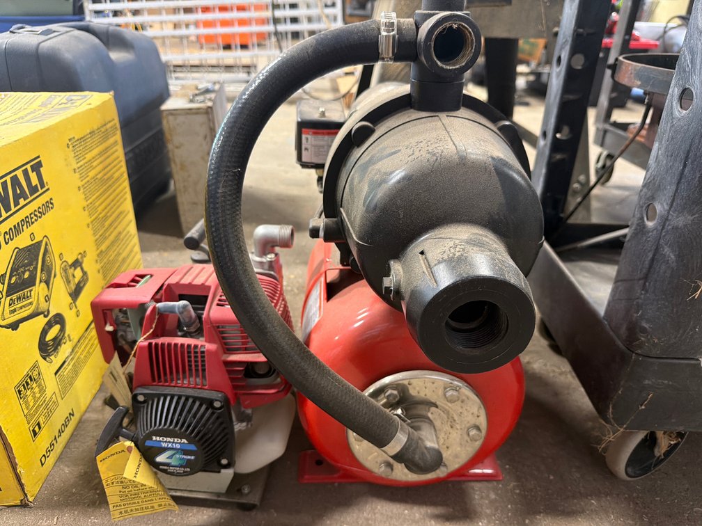 Gas Water Pump and Electric Pump with Pressure Tank