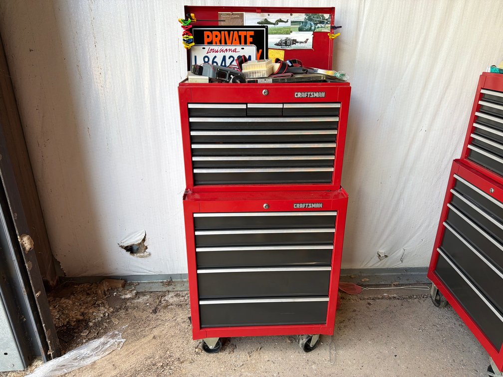 Craftsman Rolling Chest & Machinist Tooling