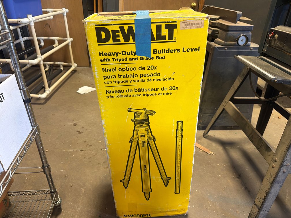 DEWALT Builders Level Kit with Tripod and Grade Rod