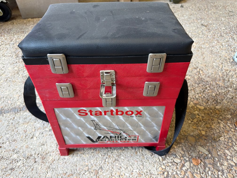 Empty RC Field Starter Box & Padded Seat