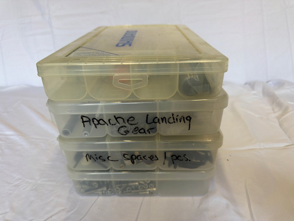 Stackable Organizer Boxes & RC Hardware Lot