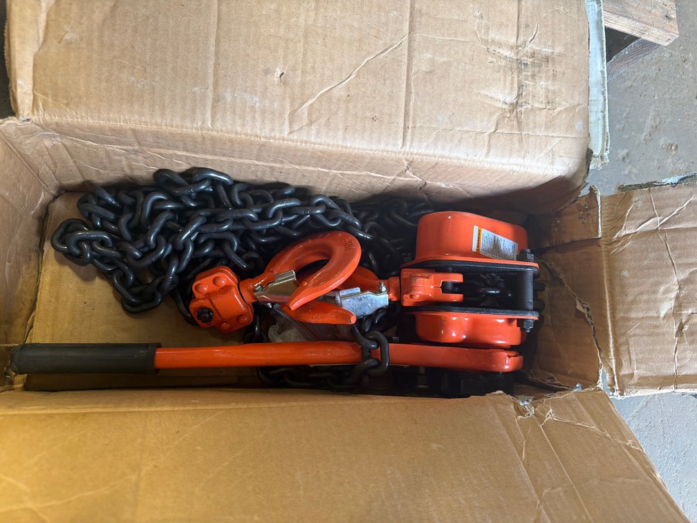 Two JET 1-1/2 Ton Lever Pullers
