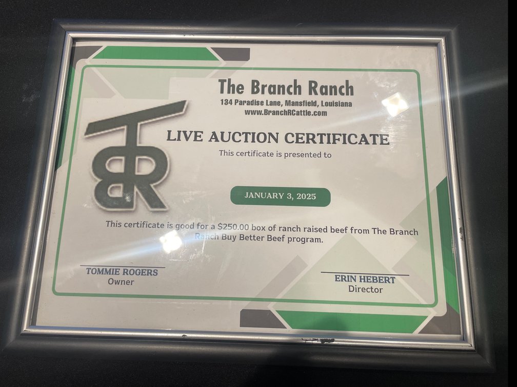 $250 box of Branch Ranch Beef