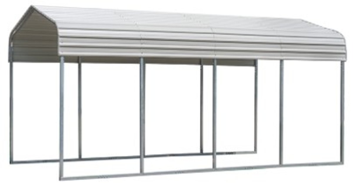  11FTx19FT All-Steel Carport K1119
