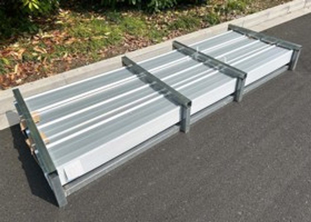 10FT Long Galvalume Corrugated Steel Panel K0311