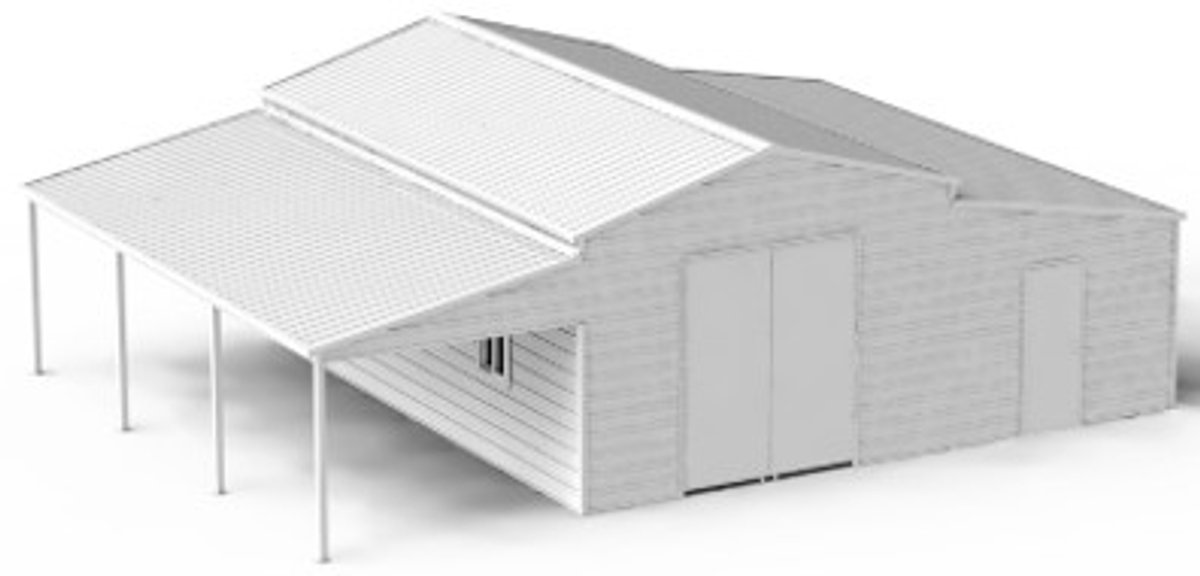 42FT x 30FT Metal Storage Shed
K4230-T