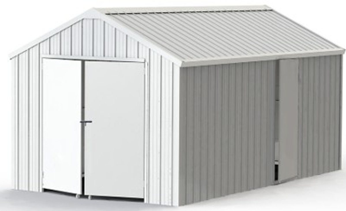  12ftx20ft Single Garage Metal Shed K1220