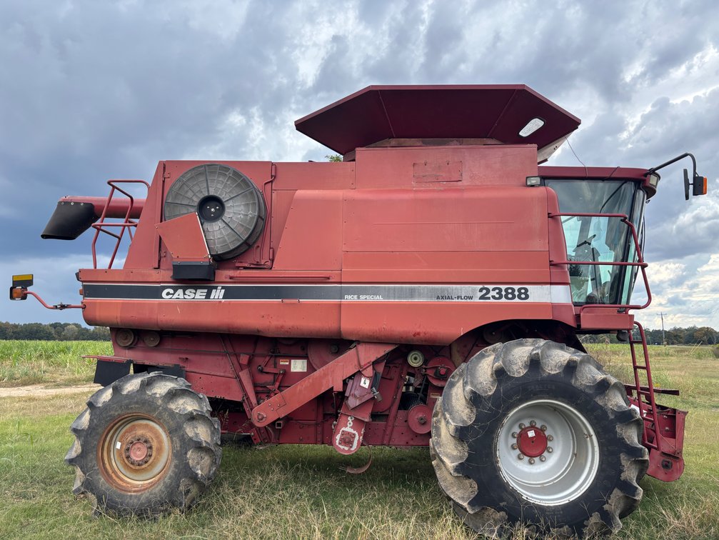 Case Combine, Corn Header, Bean Header 