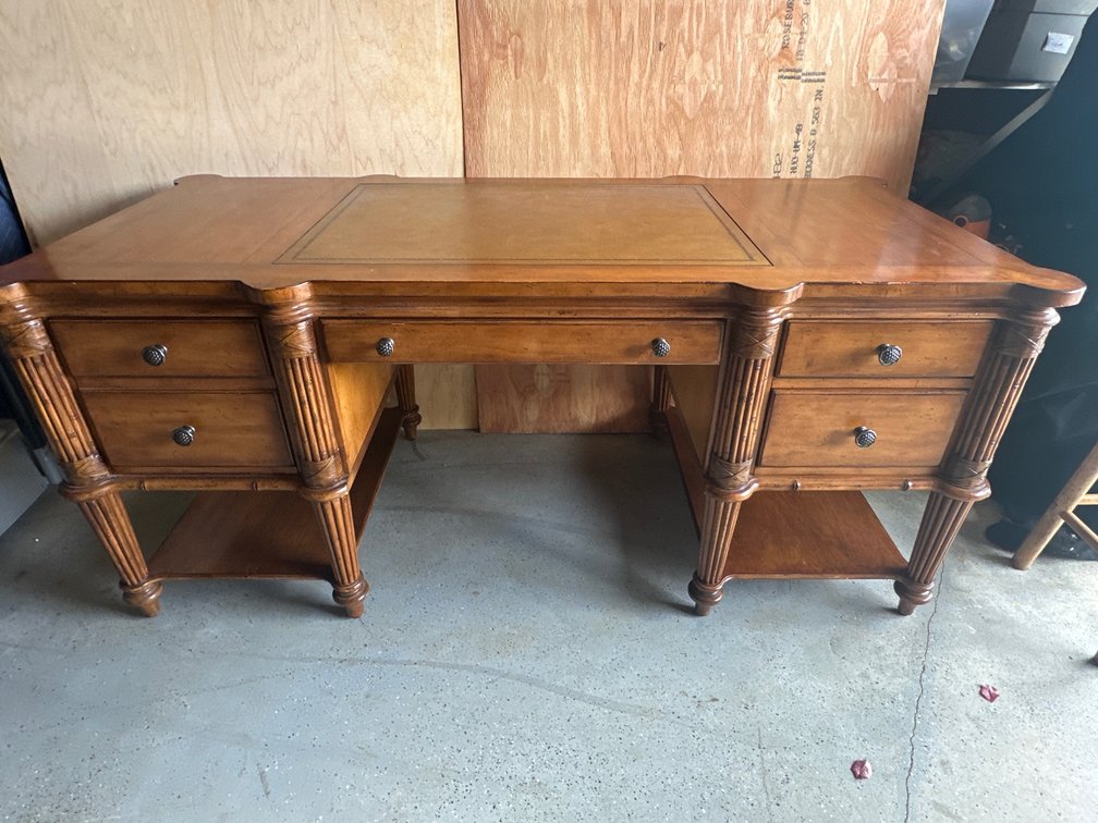 Tommy Bahama Desk with Leather Writing Top 