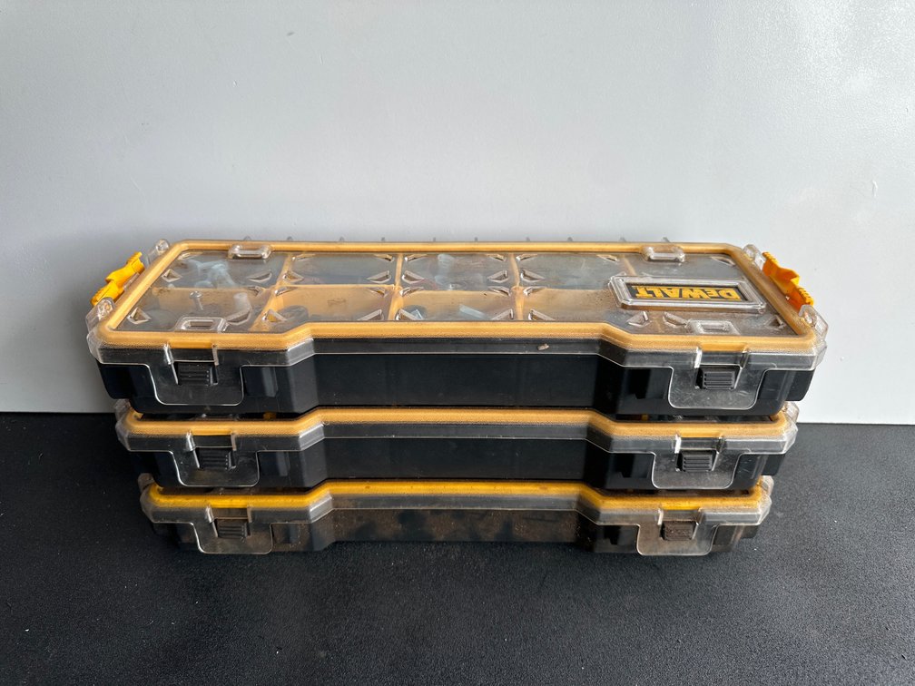 (X's 3) Dewalt Compartment Organizer Stackables